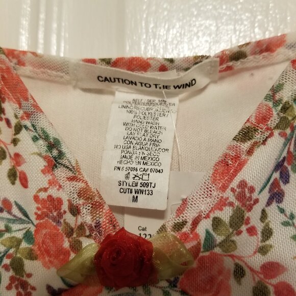 NWT Pink Floral Bodycon Maxi Long Dress Rosette Rose w/ Side Slit Medium Ruched - Picture 3 of 15